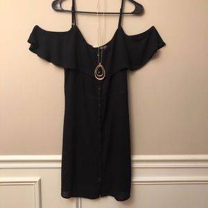 Roxy cute strappy black dress